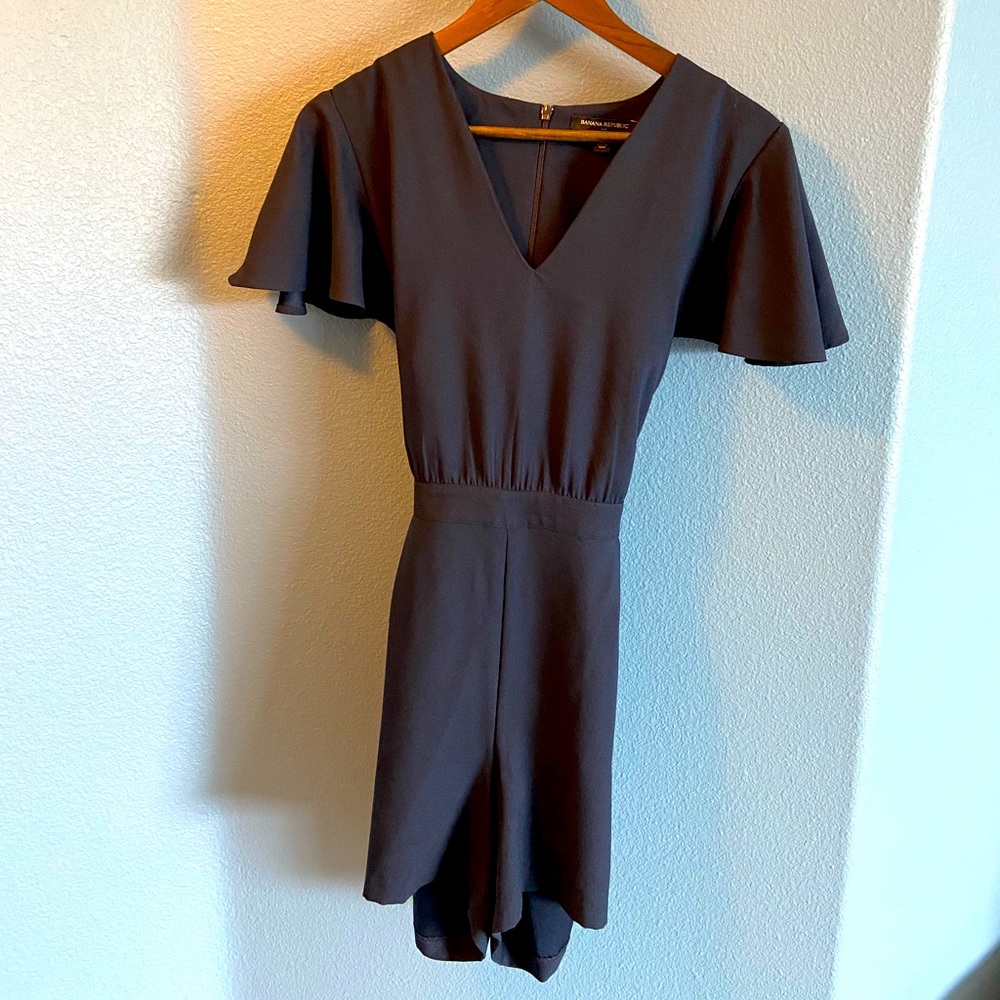 Navy blue romper